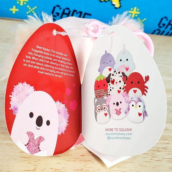 Squishmallow Kaelea the Koala 3.5" Clip UltraSoft Stuffed Valentine's Day Plush - Picture 11 of 12